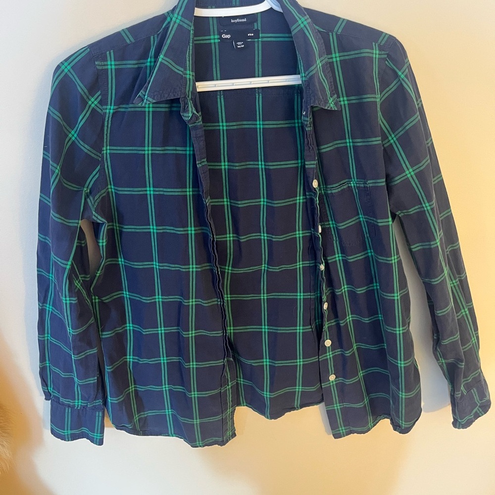 Green Plaid Shirt